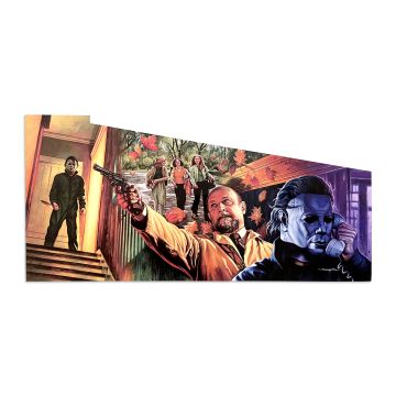 Halloween Cabinet Decal - Left